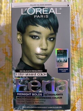 🌴L’Oréal Paris Feria Midnight Bold Cosmic Azure MultiFaceted Permanent Hair Colo